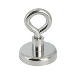 Magneet Expert® 32mm dia Ferriet Klemmagneet met M5 Oogbout - 5.8kg Trek (Noord) (Pack van 20)