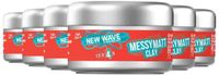 Wella Professionals Wella New Wave Messy Matt Clay Ligt - 6 x 75 ml