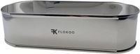 Flokoo Roestvrijstalen sloffenring - Verstelbaar Bakframe - RVS - 27 - 40 cm
