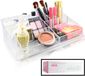 Merkloos XLL Make up Organizer met 9 Vakken - Transparant