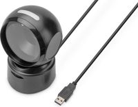 Digitus DA-81005 2D-barcodescanner câble 1D, 2D laser noir bureau USB