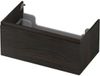 INK - Onderkast 1 Lade Greeploos met Houten Keerlijst - 800x450x350 Mm - Intens Eiken
