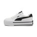 PUMA Court Classic Vulc sneakers voor Dames, Zwart/Wit, Maat 42