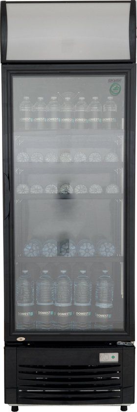 Exquisit ELDC300.3XLB - Horeca Display Koeler - Zwart - 300 Liter