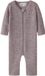 NAME IT NBFWANG WOOL NEEDLE NIGHTSUIT SOLID Baby Pyjamas Vrouwen Toadstool Effen Lange mouw 100% Merinowol Maat 86