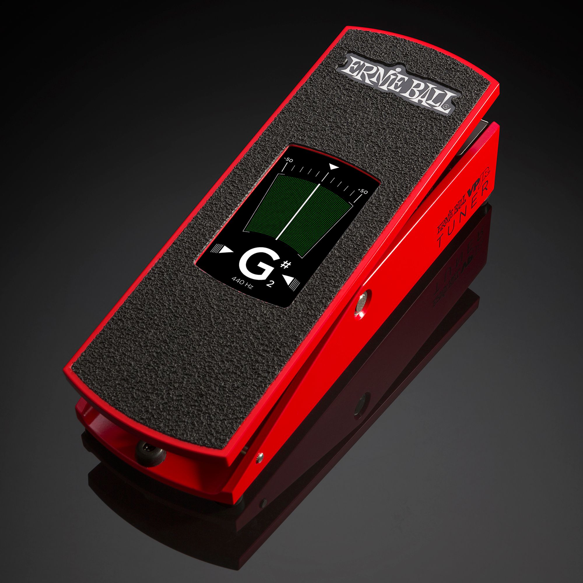 Ernie Ball 6202 VPJR Tuner volumepedaal met geïntegreerde tuner rood