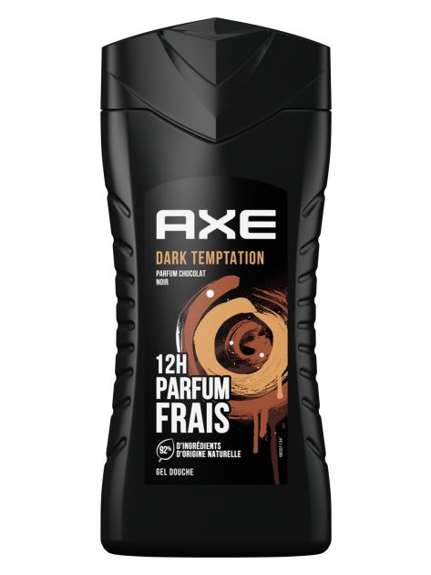 AXE Dark Temptation Shower Gel - 400ml - Men's Body Wash - Chocolate Scent