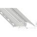 Kogele STS44 S 100 schuin profiel 1000 zilver geanodiseerd