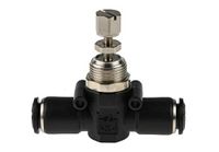 RS PRO Doorstroomregelaar, buis-Ø Push In 8 mm 10bar, verpakking van 10 stuks