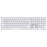 Apple Magic Keyboard Universel USB + Bluetooth Néerlandais Aluminium, Blanc
