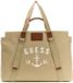 GUESS Oslo Tote Shopper Coal Logo beige