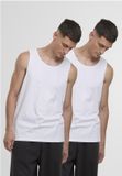 Urban Classics Loose 2Pack Tanktop 3XL Wit/Wit