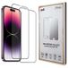 Saii iPhone 15 Protecteur d'écran 3D Premium - 2 Pièces