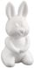 Merkloos Piepschuim hobby vorm - haas/konijn - 24 cm - DIY knutsel figuren om te versieren