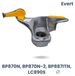 Evert Pied de montage en acier BP870N, BP870N-2, BP887ITN, LC890S