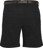 JACK&JONES JPSTADAM BELTED CHINO SHORTS SRT Zwart