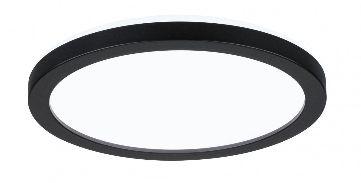 Paulmann Atria Shine LED Paneel - Rond - Zwart - 190mm - 12.5W - 4000K