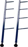 HOLMENKOL Porte-skis 2 pièces pour tables de fartage - Bleu Métal