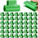 OEM Kivora B.V. Kas klemmen - 50 stuks, groen, 11 mm, plastic, voor plantsteunen, tunnelkader, kas
