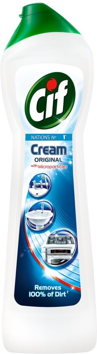 Cif Cream Original - 8 x 500 ml - Schuurmiddel - Voordeelverpakking