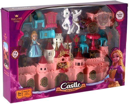 Merkloos Prinsessenkasteel - Speelgoed Set - Compleet