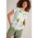 White Stuff Ellie Organic Cotton Shirt Ivory Print Taille: 6