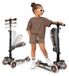 OEM Driewieler loopfiets voor kinderen, opvouwbaar, verstelbare hoogte, LED-wielen, geschikt voor kinderen van 2-12 jaar