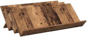 vidaXL Tijdschriftenrek Oudhout 90 x 53 x 28,5 cm Bewerkt Hout