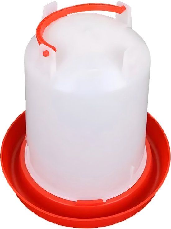 Merkloos / Sans marque Drinkemmer Kippen - Waterbak - Kunststof - 25x25x30cm