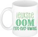 Bellatio Decorations Cadeau koffie/thee mok voor oom - groen - keramiek - 300 ml