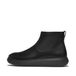 FitFlop IQ-Comff Leather Zip Ankle Boots Zwart - Maat 42