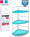 Confortime Metal-Plastic Shelving Unit 3 Shelves 25x25x67cm - Assorted Colors