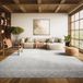 Safavieh Tulum Collectie Boho-tapijt voor woonkamer, eetkamer, slaapkamer, laagpolig, marineblauw en ivoor, 62 x 2400