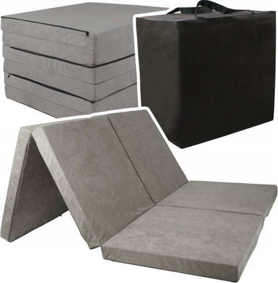 Viking Choice Opvouwbaar 2 persoons matras - Grijs - 195 x 120 x 7 cm