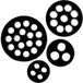 LAPP 53320260 SKINTOP® DIX-M20 Sans halogène M20 M20 2 x 6 mm Caoutchouc nitrile-butadiène Noir 1 pièce