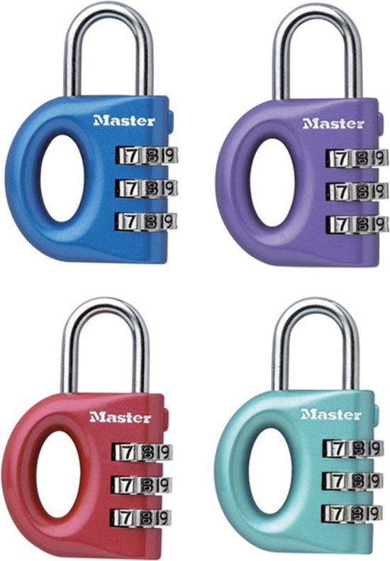 MasterLock Cijferslot - 32mm - 3-cijferig - Metaal