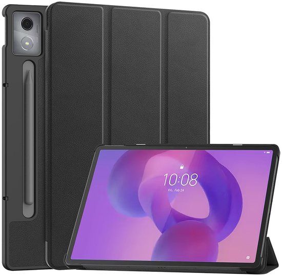 Just in Case Book Case hoesje Lenovo Idea Tab Pro 12.7 inch - Zwart
