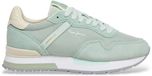 Pepe Jeans Hailon Basic Lage Sneakers Dames Groen