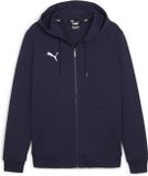 PUMA kinderteamGOAL Casuals hoodedjack Jr jack met capuchon 658596 blauw