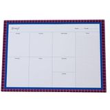 Mr. Wonderful Weekplanner voor op het bureau – pied-de-poule