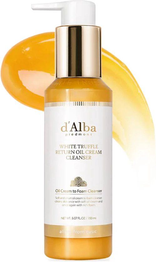 d'Alba White truffle return oil cream cleanser 150ml