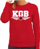 Bellatio Decorations Shoppartners Bv KGB agente verkleed sweater / trui rood voor dames - geheim agent - verkleed kostuum / verkleedkleding XS