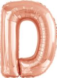 Amscan Folieballon Letter D 99 X 88 Cm Roségoud