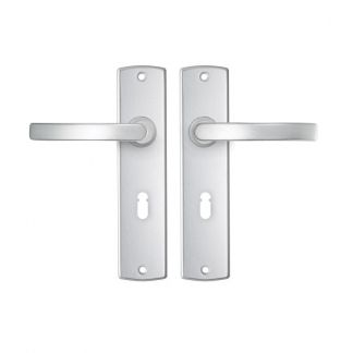 Deurklink met sleutelschild | AXA Curve Blok | 55 mm (Aluminium)