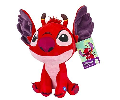 Sambro Leroy Stitch Bighead Palz pluche dier met geluid 30cm