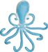 Merkloos Relaxdays Wandhaak Octopus