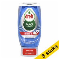 Diversen Aanbieding: 8x Dreft Max Power afwasmiddel Hygiene (370 ml)