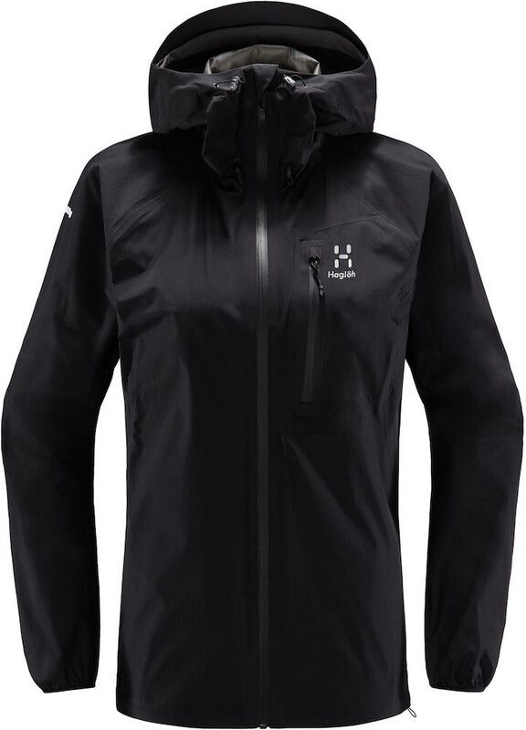 Haglöfs L.I.M Jas Dames, true black XS 2020 Regenjassen