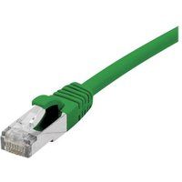 exertis Connect - Verbindingskabel - RJ-45 (M) naar RJ-45 (M) - 1.5 m - afgeschermd F/UTP - CAT 6 - halogeenvrij, zonder haken - groen