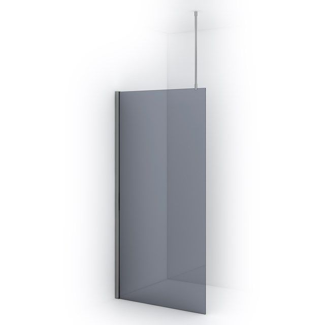 Maxaro Inloopdouche Diamond 100cm 8mm Rookglas Chroom